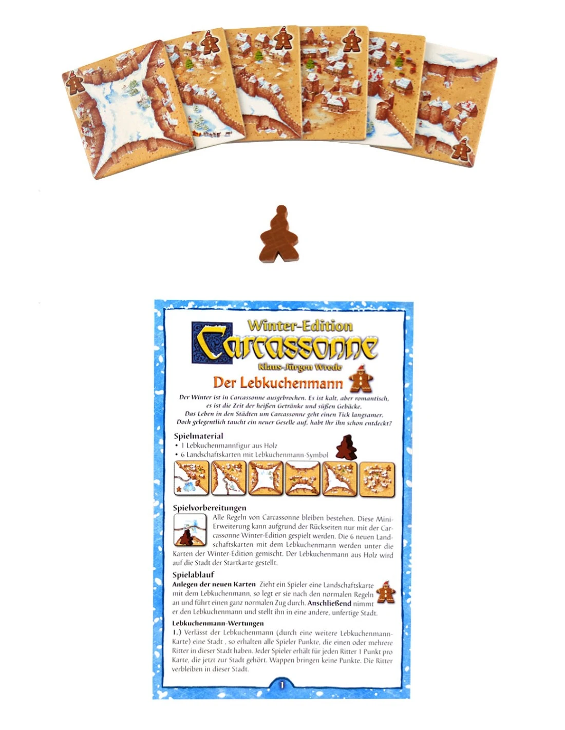 Carcassonne: Winter-Edition – Der Lebkuchenmann 4 Carcassonne: Winter-Edition – Der Lebkuchenmann - Afbeelding 2