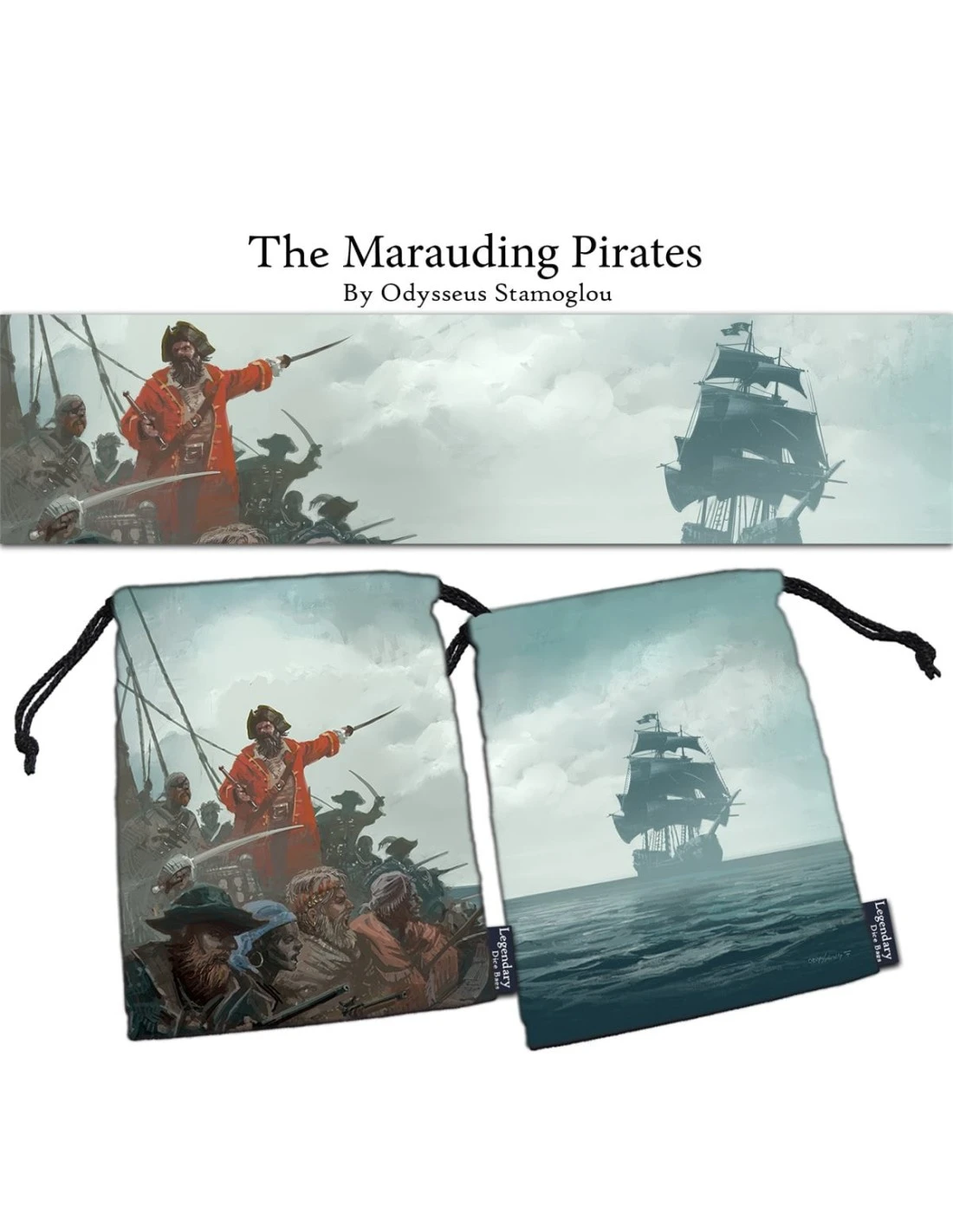 Legendary Dice Bag: The Marauding Pirates 3 Legendary Dice Bag: The Marauding Pirates