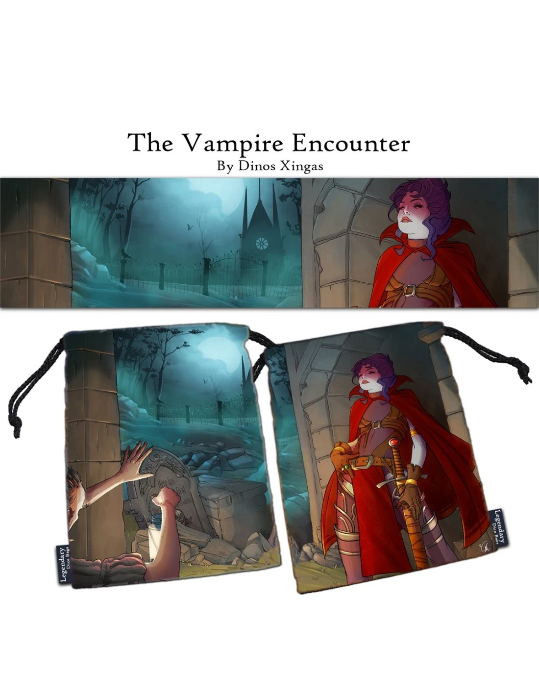 Legendary Dice Bag: The Vampire Encounter 3 Legendary Dice Bag: The Vampire Encounter