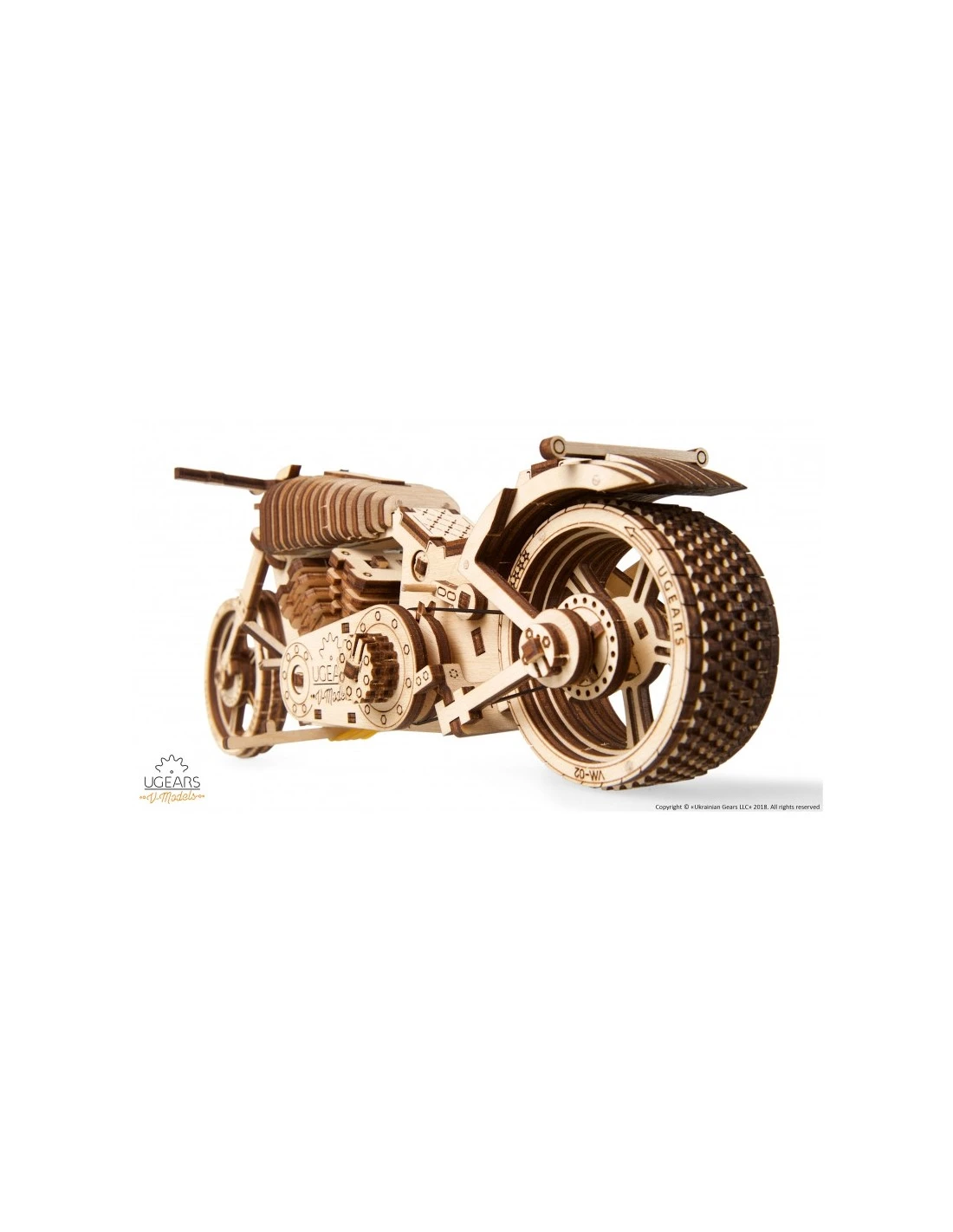 Ugears - Motorfiets VM-02 4 Ugears - Motorfiets VM-02 - Afbeelding 2