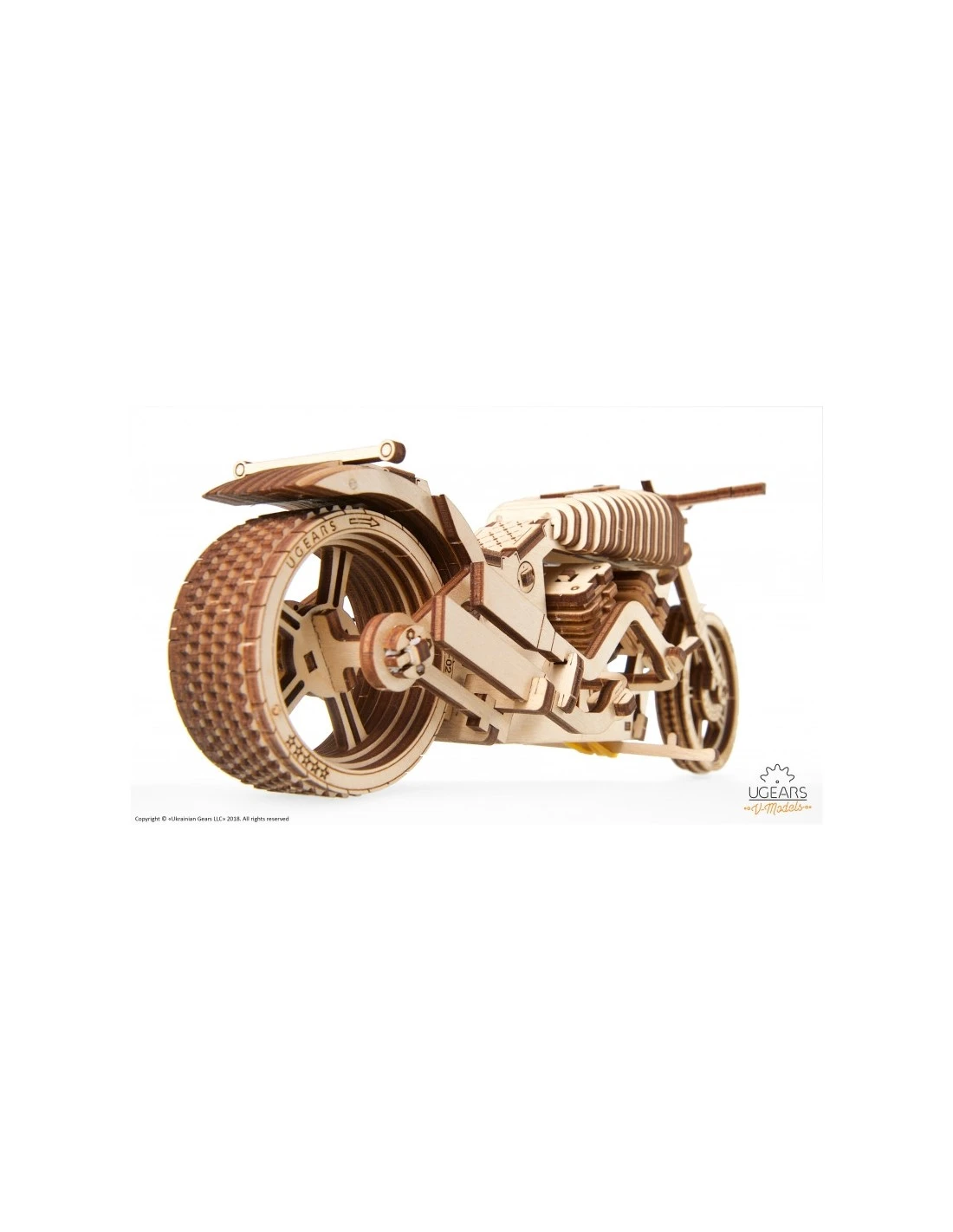 Ugears - Motorfiets VM-02 7 Ugears - Motorfiets VM-02 - Afbeelding 5