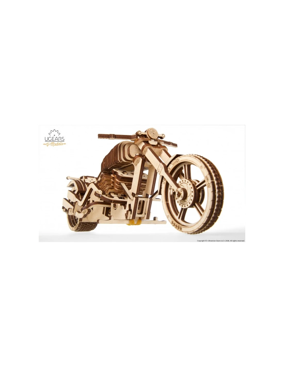 Ugears - Motorfiets VM-02 3 Ugears - Motorfiets VM-02
