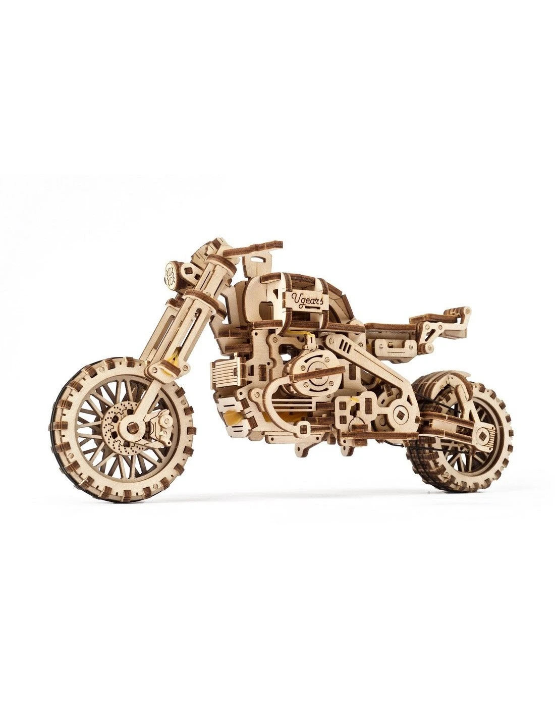UGEARS Scrambler UGR-10 Motor Met Zijspan 3 UGEARS Scrambler UGR-10 Motor Met Zijspan